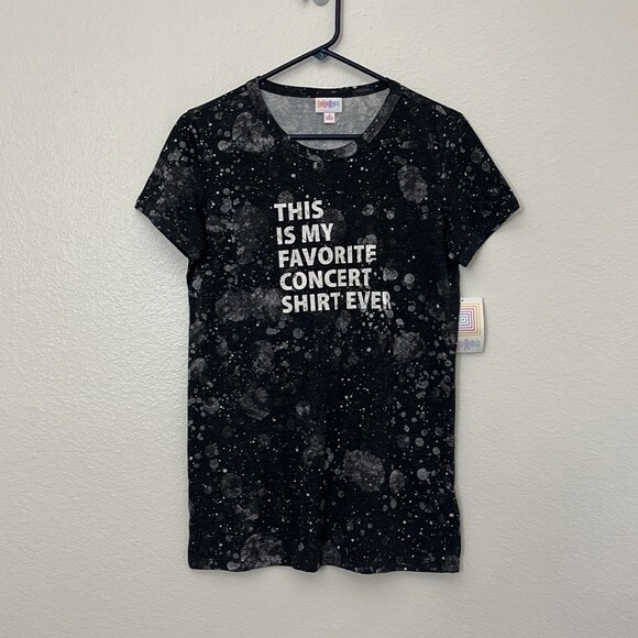 LuLaRoe For The Record Small Liv “This Is My Favorite Concert Shirt Ever” NWT - Picture 2 of 9